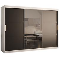 Schrank Amiro 2 250 weiß/schwarz