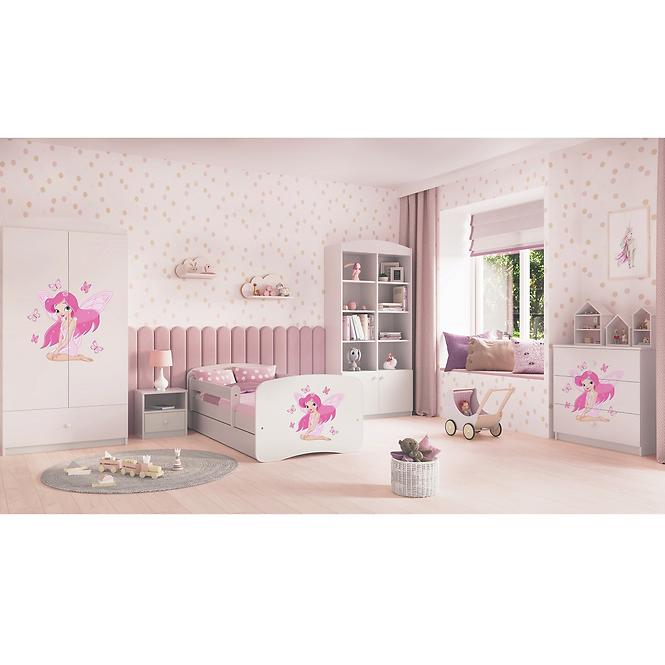 Kinderkommode Babydreams Weiß - Fee 1