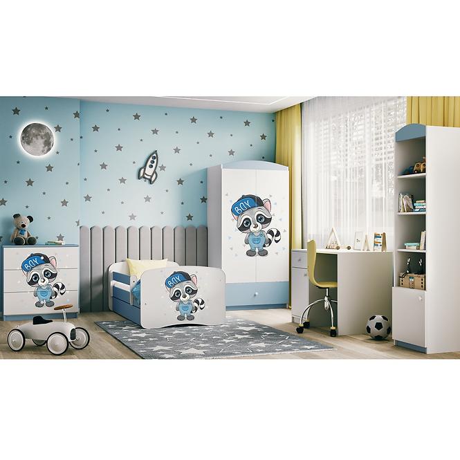 Kinderkommode Babydreams Blau - Waschbär