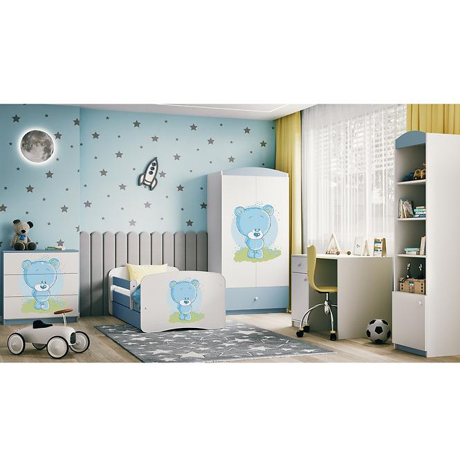 Kinderkommode Babydreams Blau - Blauer Bär