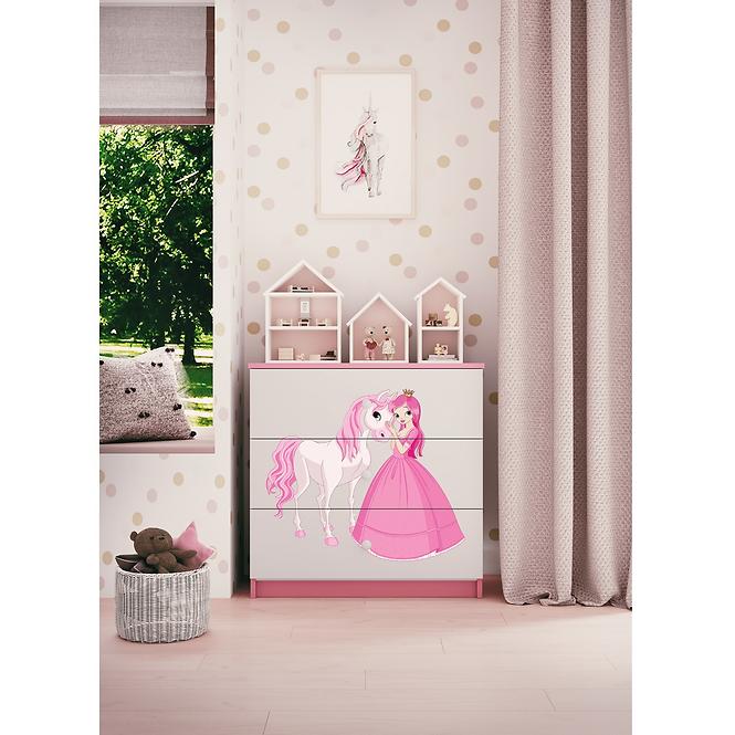 Kinderkommode Babydreams Rosa - Prinzessin 2