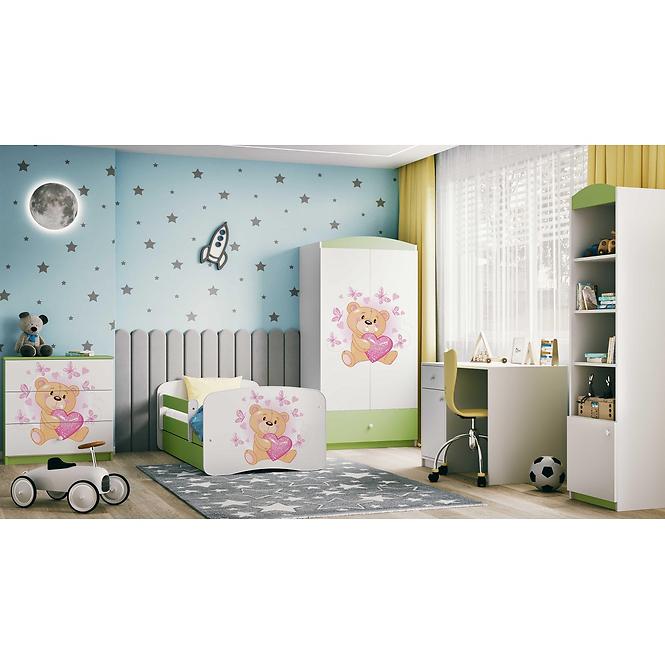 Kinderkommode Babydreams Grün - Fee 1