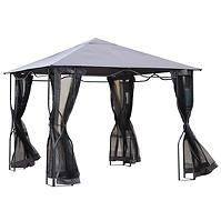 Gartenpavillon 3x3m Graphit