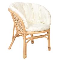 Stuhl aus Rattan Bahama Natural/Beige