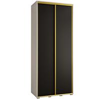 Schrank 45 Canaris 1 100 weiß/schwarz/gold