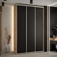 Schrank 45 Canaris 1 170 artisan/schwarz/silver