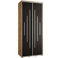 Schrank 45 Canaris 12 120 artisan/schwarz/silver