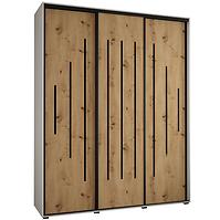 Schrank 45 Canaris 12 190 weiß/artisan/schwarz