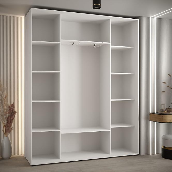 Schrank 45 Canaris 12 200 weiß/silver