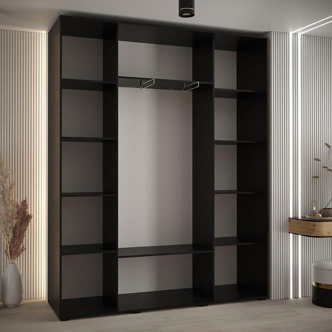 Schrank 45 Canaris 12 200 schwarz/artisan/silver