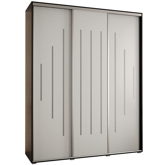 Schrank 45 Canaris 12 200 schwarz/weiß/silver