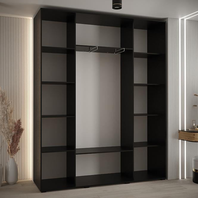 Schrank 45 Canaris 12 200 schwarz/weiß/silver