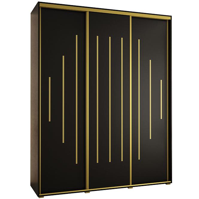 Schrank 45 Canaris 12 200 schwarz/gold