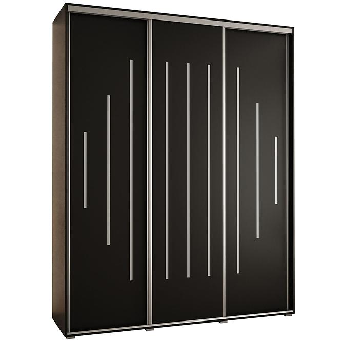 Schrank 45 Canaris 12 200 schwarz/silver