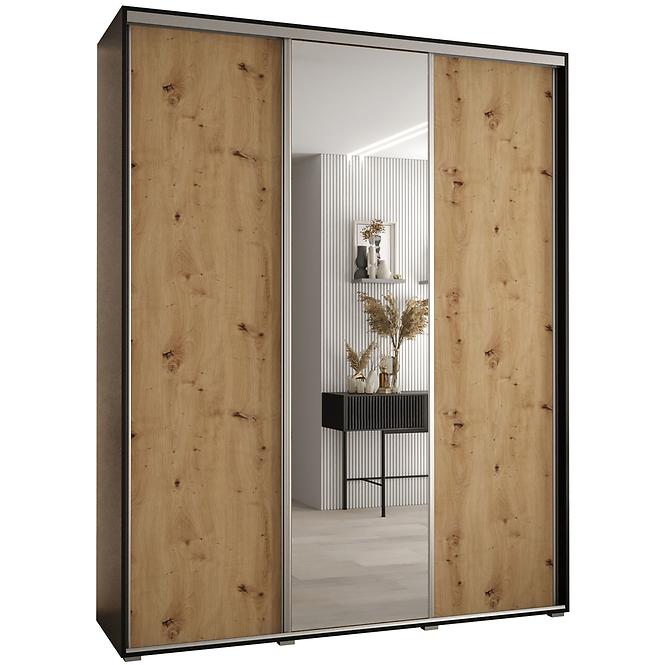 Schrank 45 Canaris 3 200 schwarz/artisan/silver