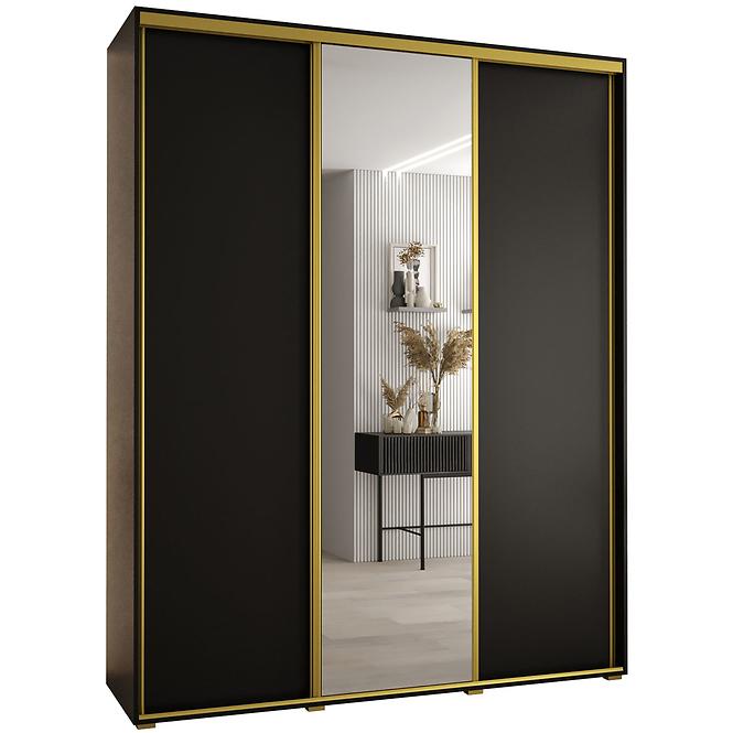 Schrank 45 Canaris 3 200 schwarz/gold