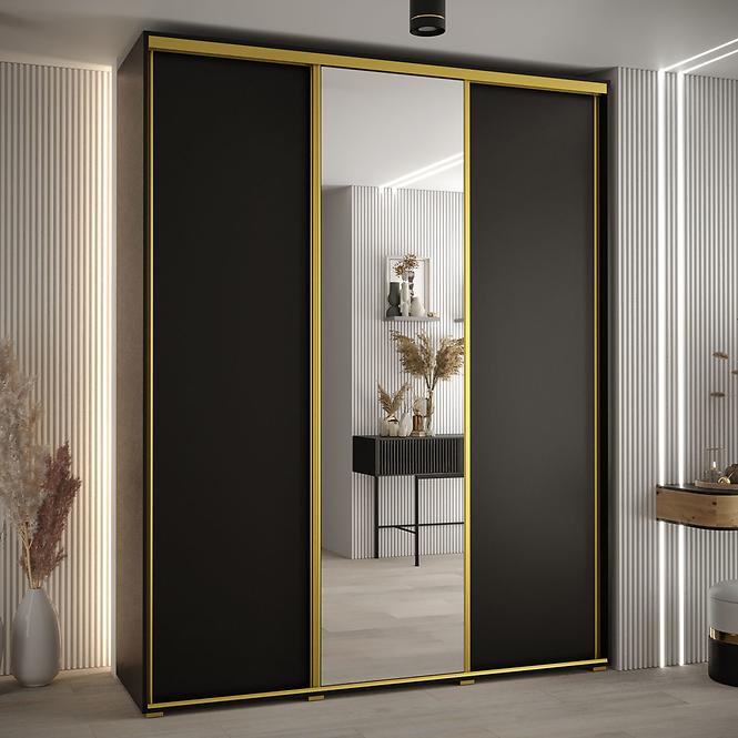 Schrank 45 Canaris 3 200 schwarz/gold