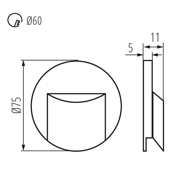 Lampe ERINUS 33323 LED O W-NW 