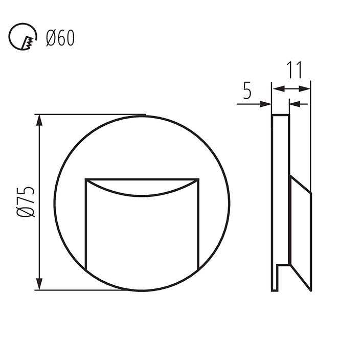 Lampe ERINUS 33334 LED O B-WW 