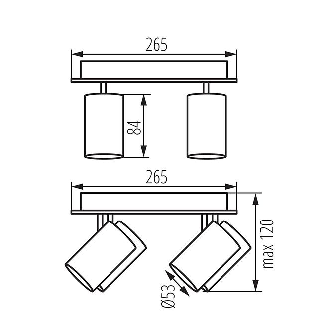 Lampe EVALO 35696 EL-4O W-SR LS4