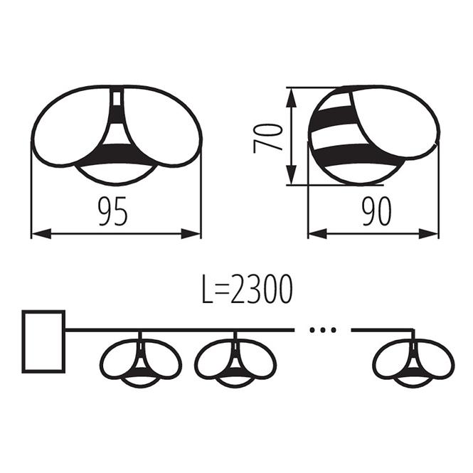 Lampe GIRLANDA 31362 2W 7.5M LED