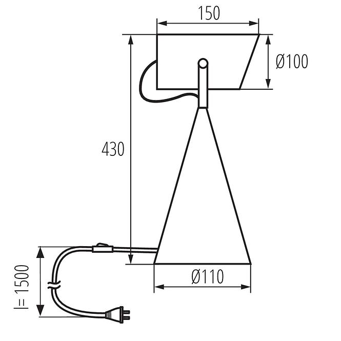 Lampe LARATA 36261 E27 B E27 MAX 5W