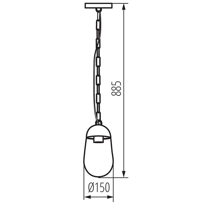 Lampe LIEGO 36531 89 PEND B 