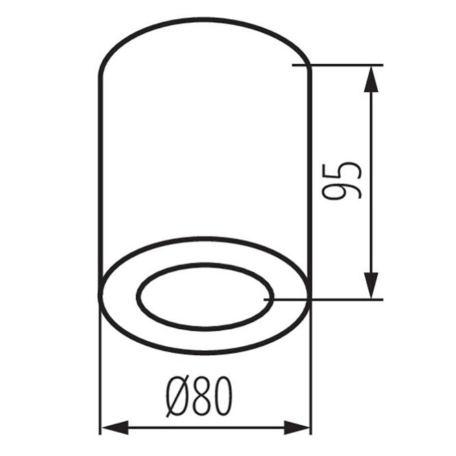 Lampe SANI 29241 IP44 DSO-W 