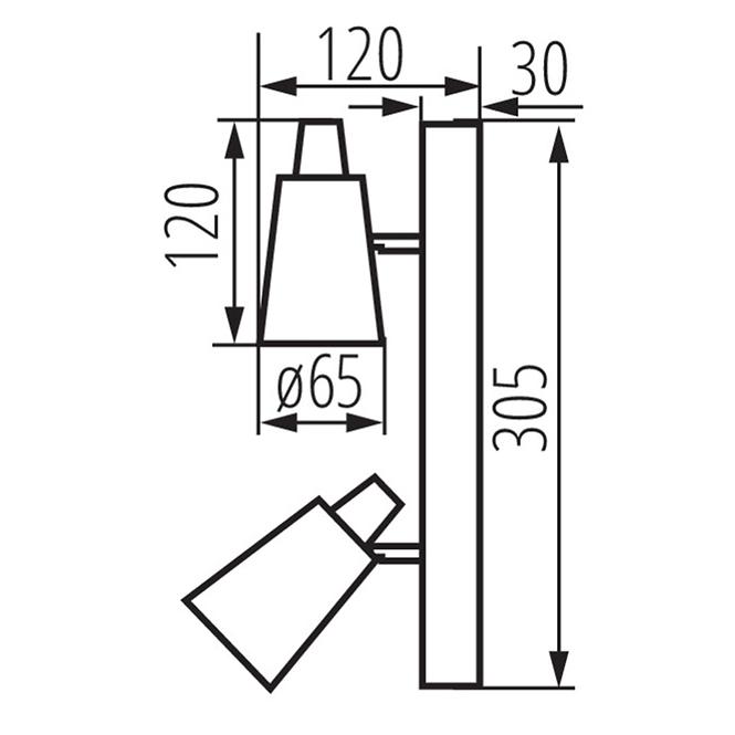 Lampe SEMPRA 33093 EL-2I B-SR 