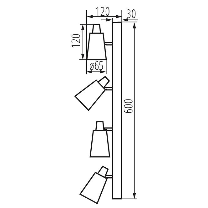 Lampe SEMPRA 33097 EL-4I B-SR 