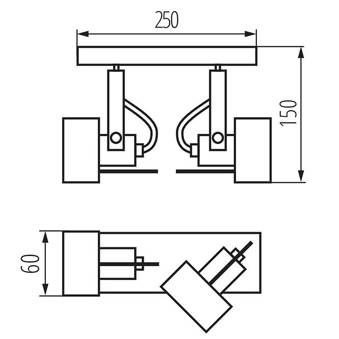 Lampe SONDA II 34923 EL-2I W 