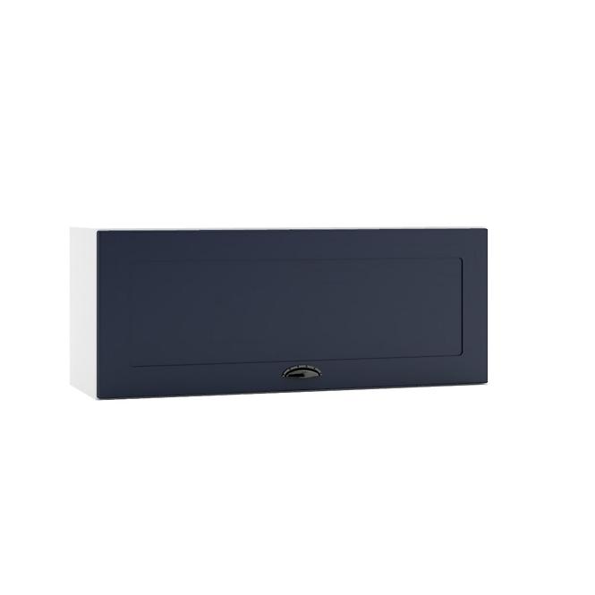 Küchenschrank Adele W90OKGR marineblau matte/weiß