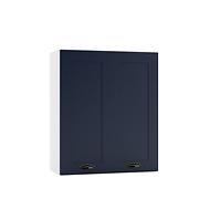 Küchenschrank Adele W60 marineblau matte/weiß