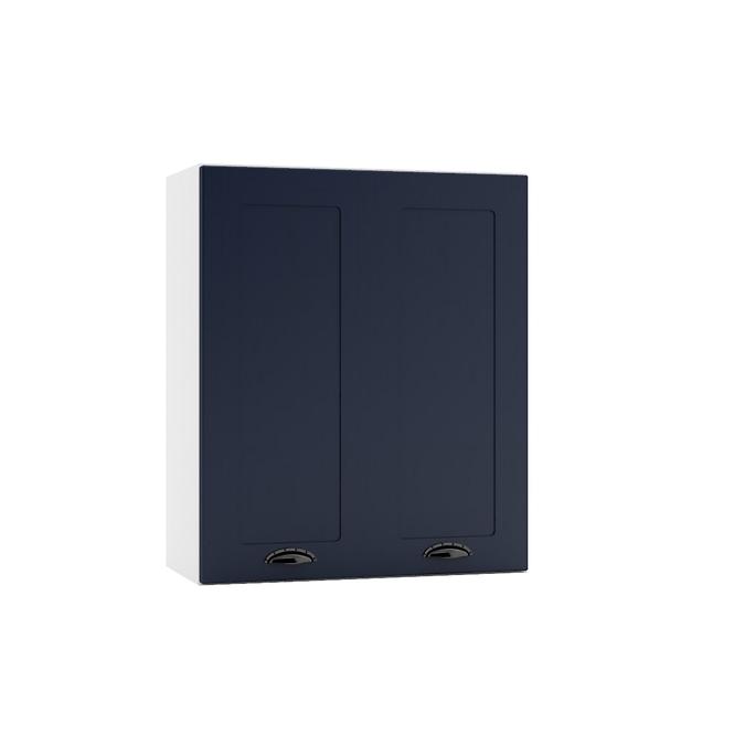 Küchenschrank Adele W60 marineblau matte/weiß