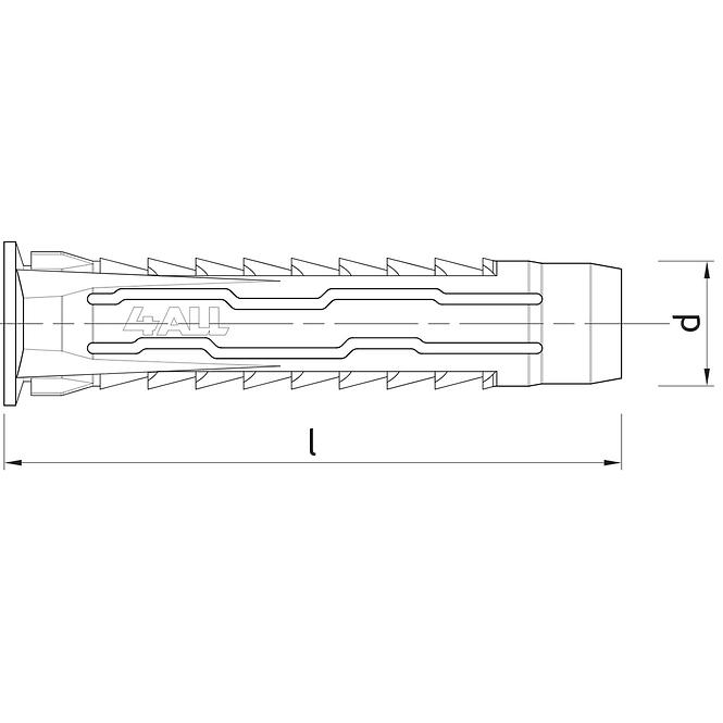 Dübelset Rawlplug 4ALL mit Schrauben 92 Stk