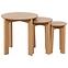 Couchtisch-Set Matt Blue Oak ,3