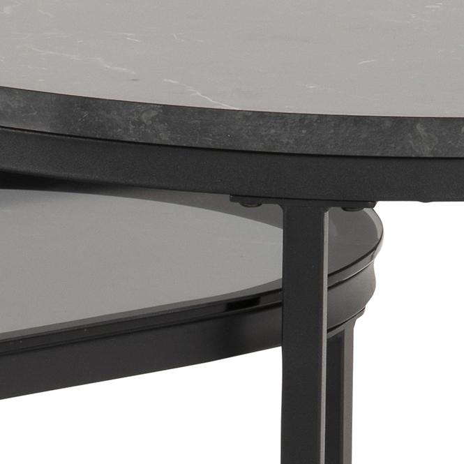 Couchtisch black marble 89485