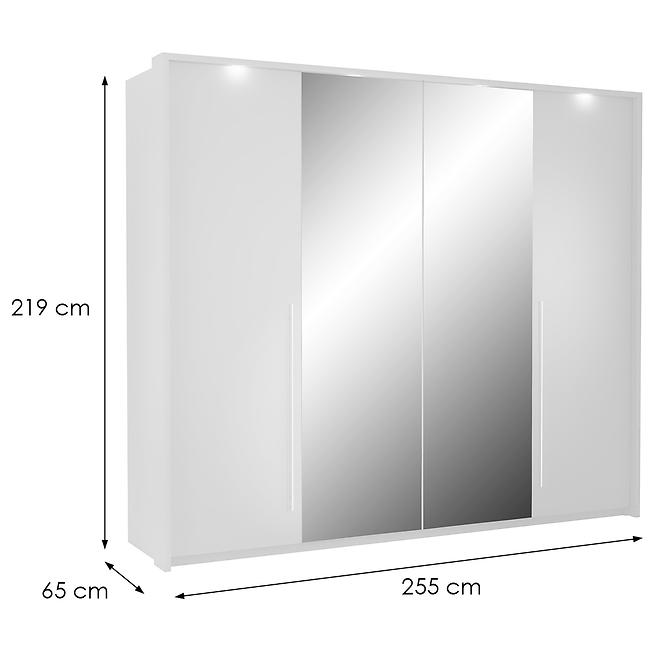 Schrank Brema 255 Weiß