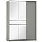 Schrank Split 157 Platinum/Spiegeln