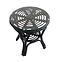 Tisch Quincy Black Natural Rattan ,2