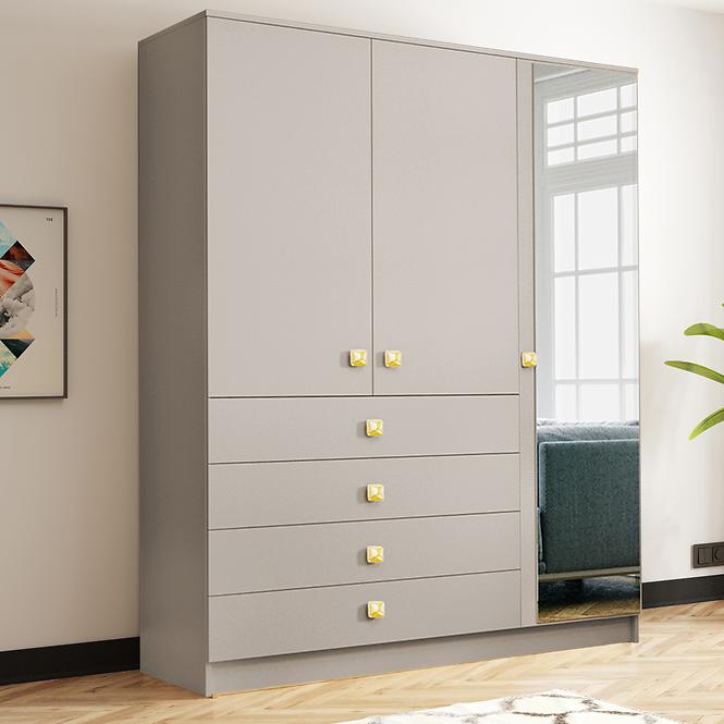 Schrank Bogota 150 Cashmire+Griff Gold