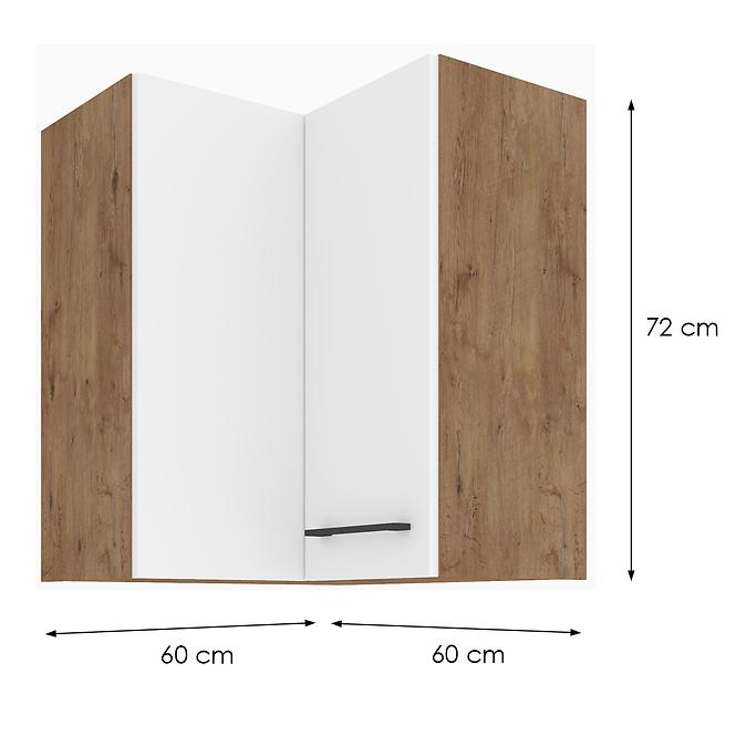 Küchenzeile VIGO WEISS HG 60X60 GN-72 2F (90°)