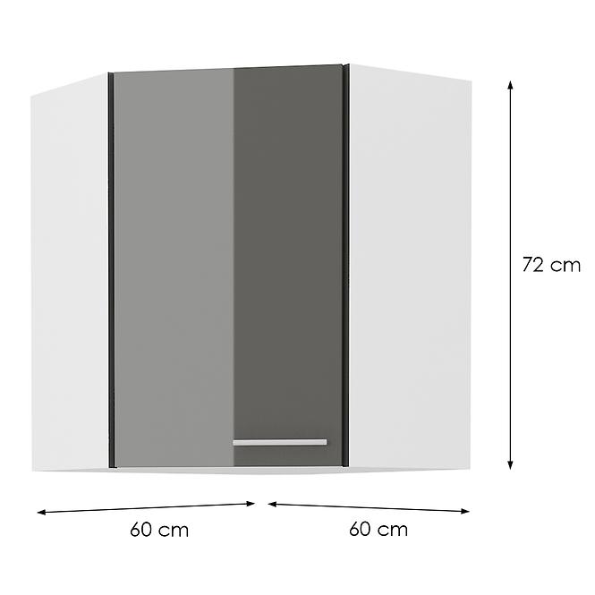 Küchenzeile LARA GREY 60X60 GN-72 2F (45°)