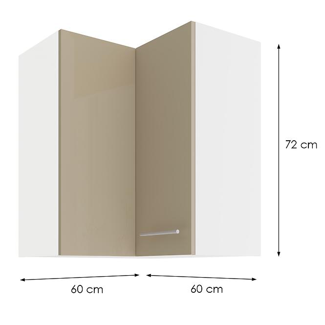 Küchenzeile LARA CAPPUCCINO 60X60 GN-72 2F (90°)