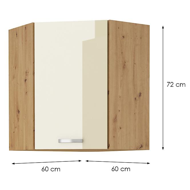 Küchenzeile ARTISAN CREME 60X60 GN-72 2F (45°)