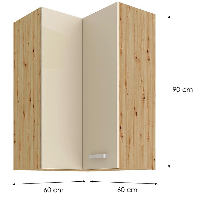 Küchenzeile ARTISAN CREME 60X60 GN-90 2F (90°)