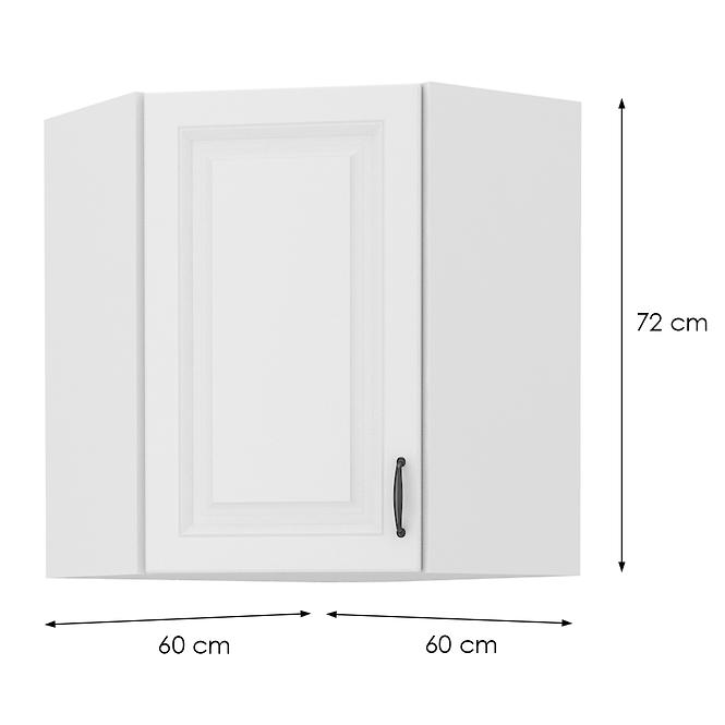 Küchenzeile STILO WEISS/WEISS 60X60 GN-72 2F (45°)