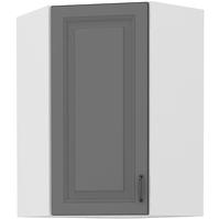 Küchenzeile STILO DUSTGREY/WEISS 60X60 GN-90 1F (45°)