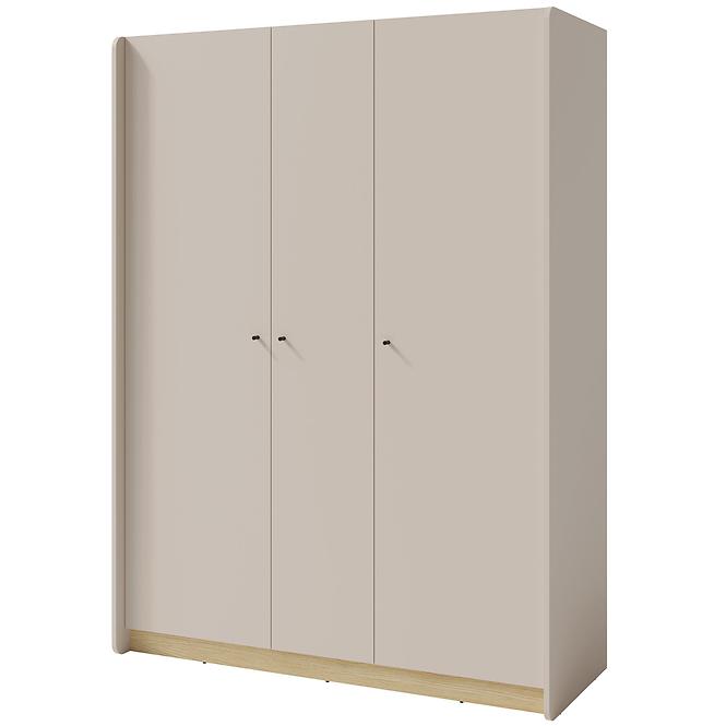 Schrank Alessio AE1 3D Beige /Eiche