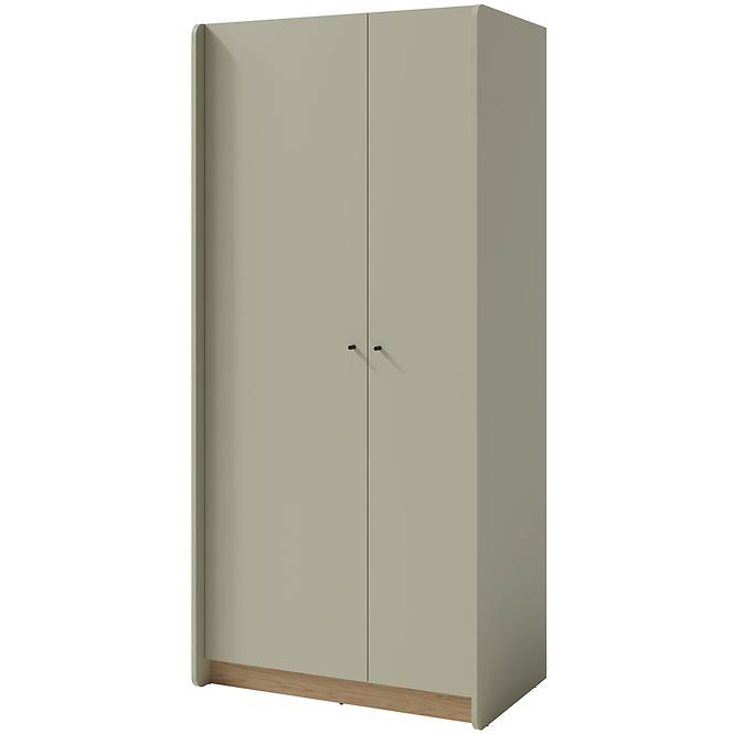 Schrank Alessio AE3 2D Eukalyptus V/Eiche Baltic